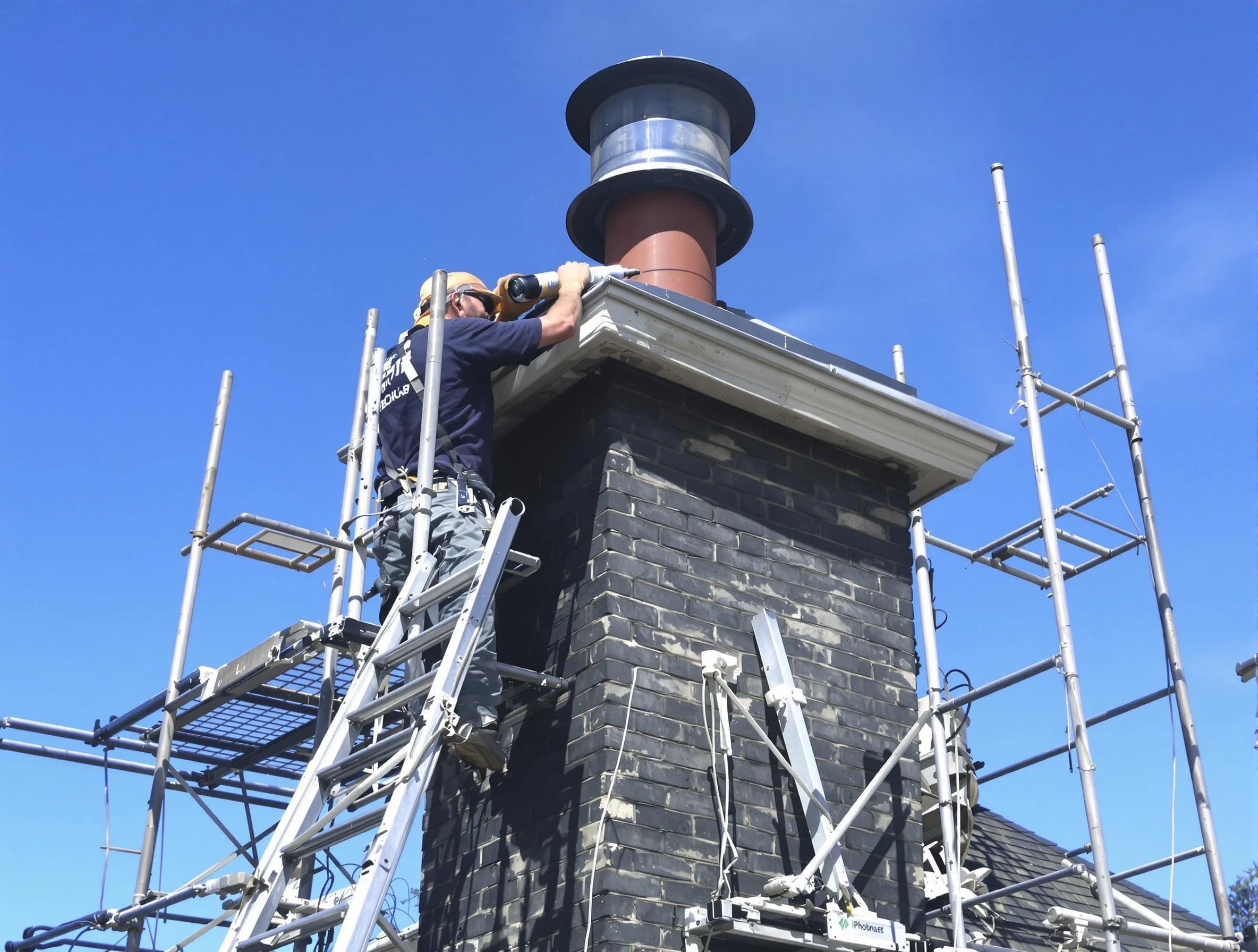 Sturdy chimney crown finished by Livingston Chimney Sweep in Livingston, NJ