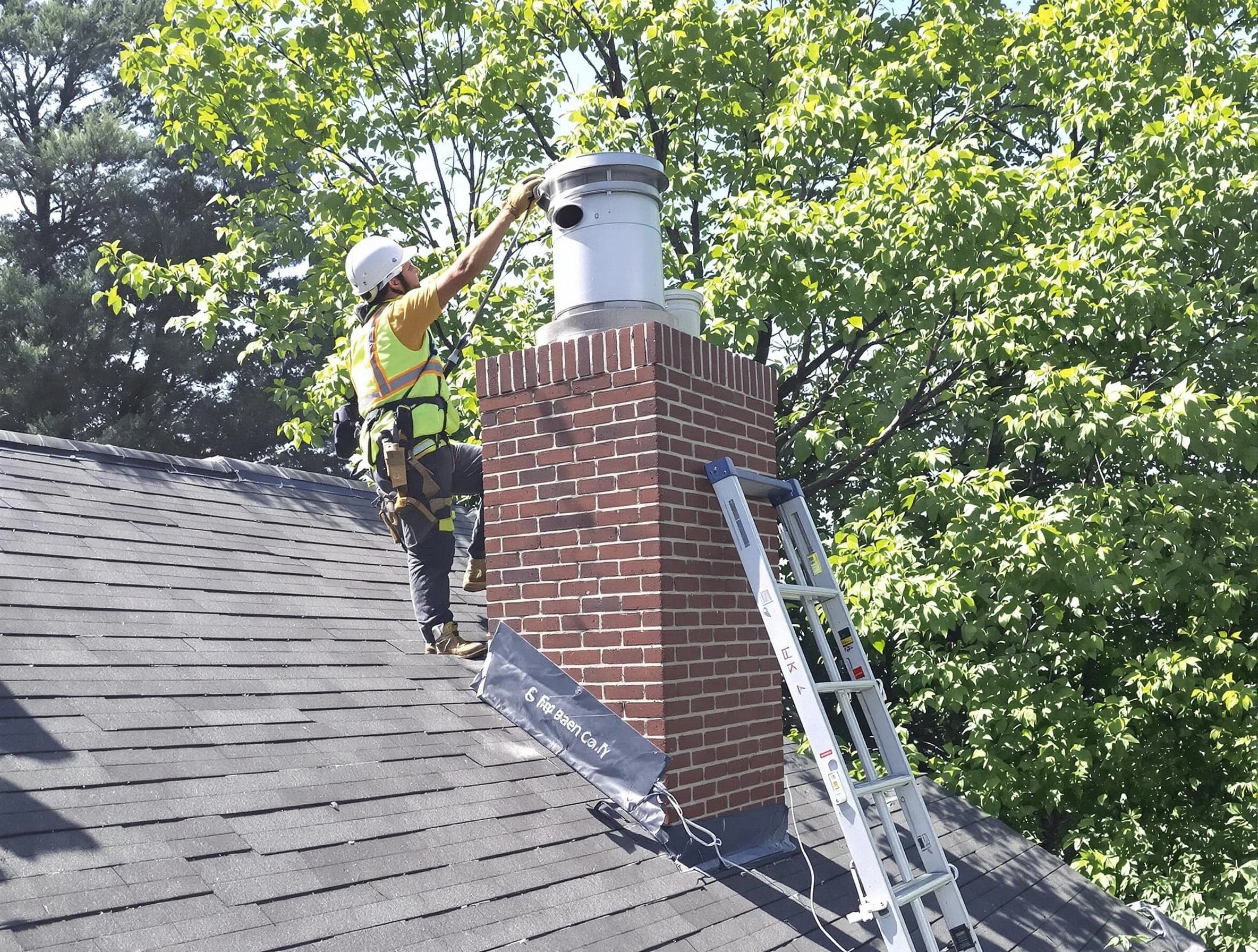 Chimney liner inspection by Livingston Chimney Sweep in Livingston, NJ