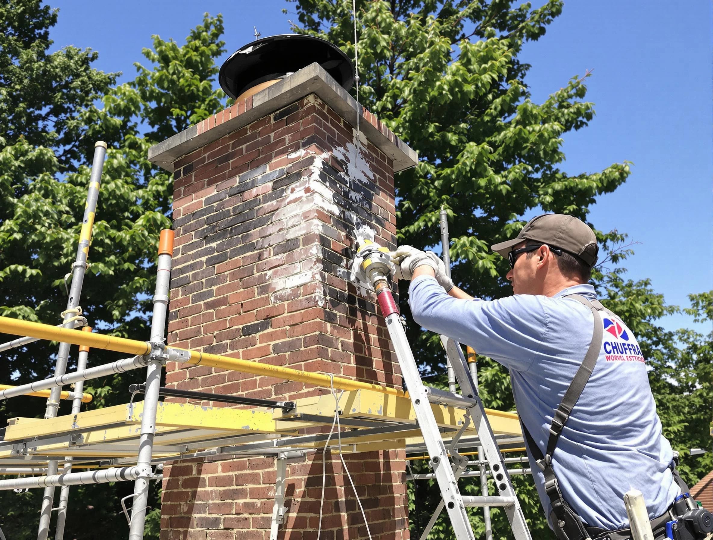 Structural chimney repair by Livingston Chimney Sweep in Livingston, NJ