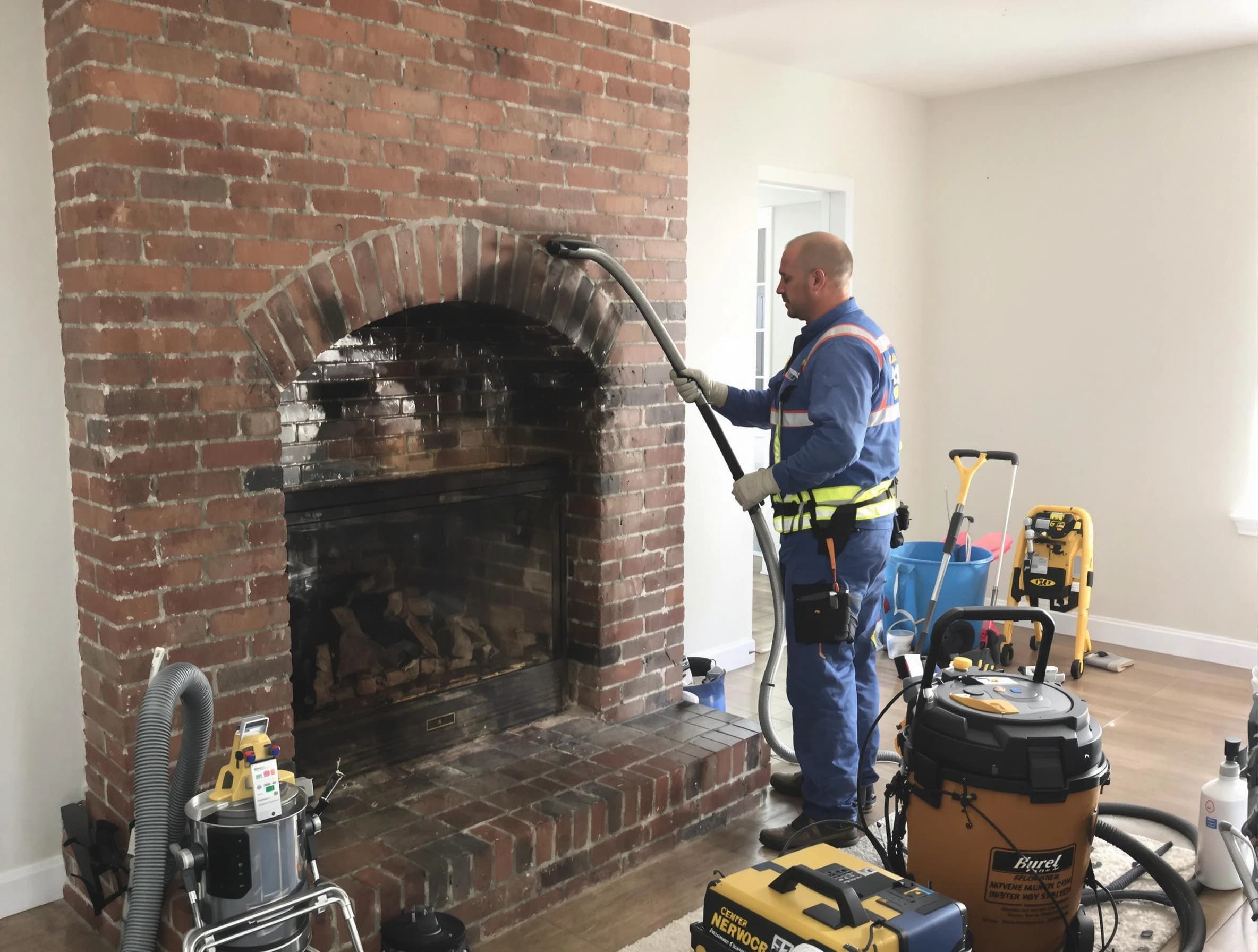 Livingston Chimney Sweep expert performing detailed chimney sweep in Livingston, NJ