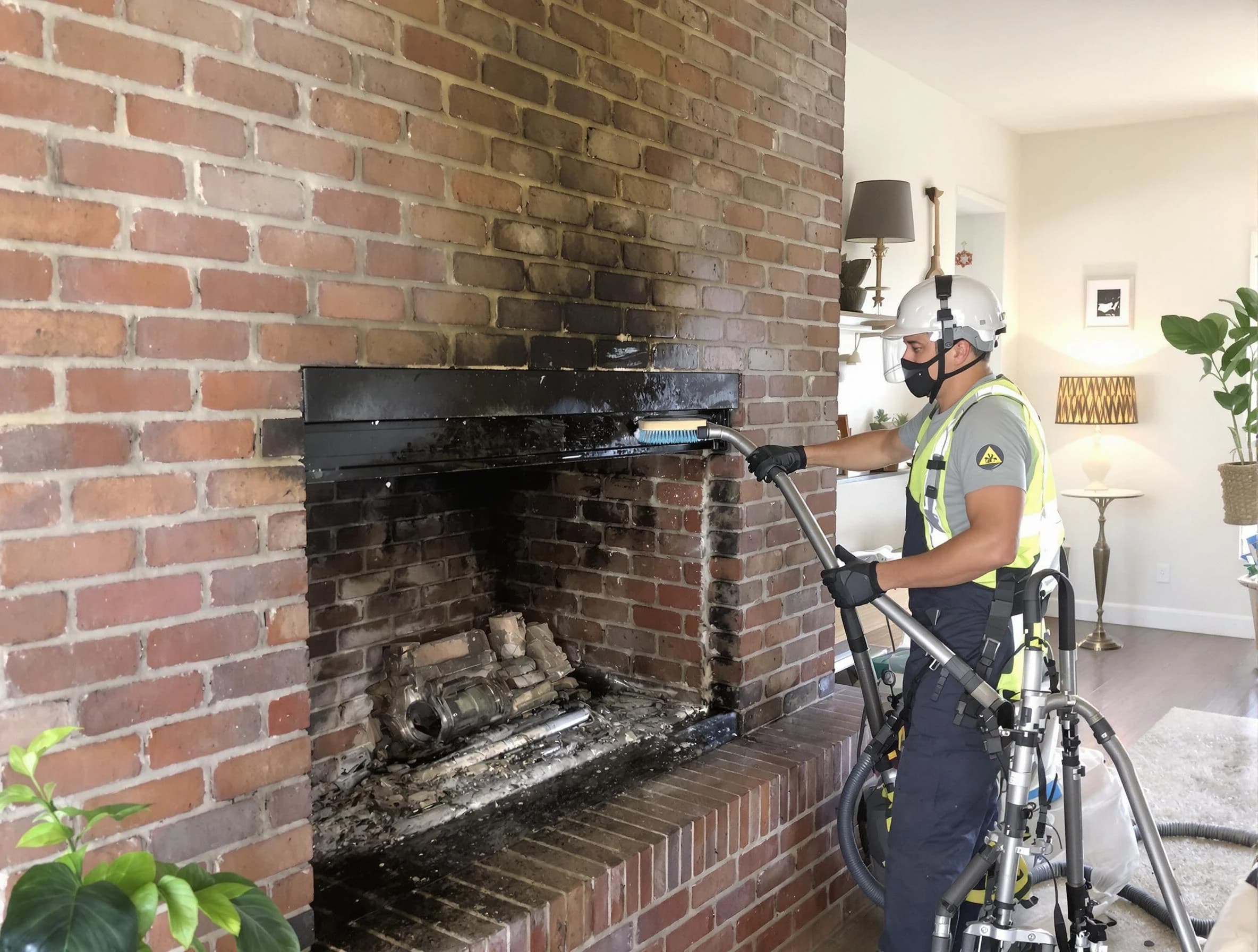 Livingston Chimney Sweep providing fireplace cleaning services in Livingston, NJ